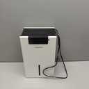 Dehumidifier, 98OZ Dehumidifiers for Home(1000sq.ft), Humidity Display Dehumidifier for Basement Bathroom Bedroom, Auto Shut Off, Washable Filter, Drain Hose, Timer, 7 Ambient Lights, White