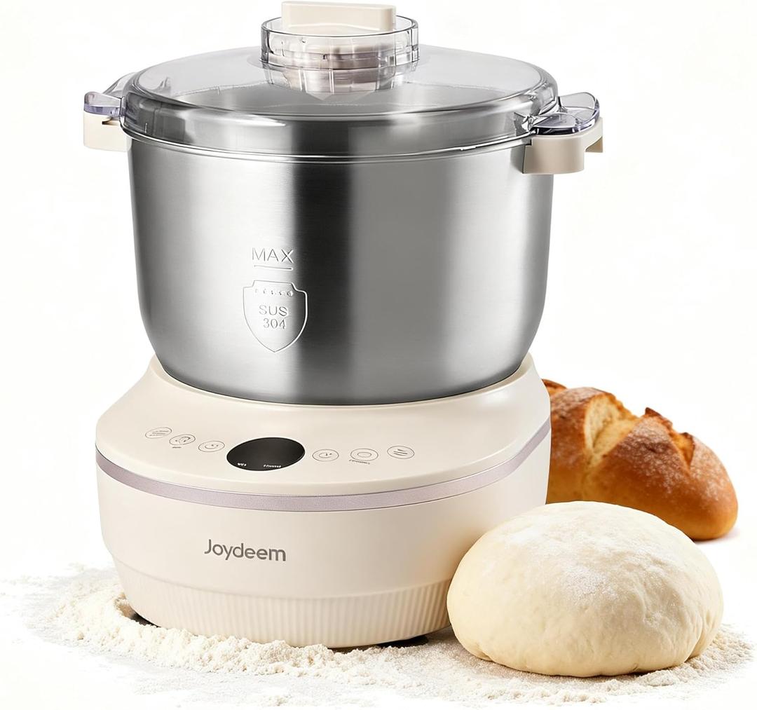 Joydeem HMJ-A701 Electric Dough Maker (7.4Qt) with Ferment Function - Ideal for Bread, Pizza, Sourdough & Dumpling Dough