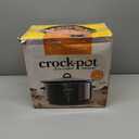 Crock-Pot 8-Quart Manual Slow Cooker, XL Family Size Serves 10+ People, Removable Stoneware with Warming Setting, Dishwasher Safe for Easy Cleanup, Black