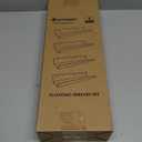 upsimples Acrylic Shelves for Bathroom Storage, 15" Floating Shelves Wall Organizer for Perfume, Make up, Skincare, Kids Bookshelf for Bedroom, Nursery, Living Room Decor, Clear, 4 Pack