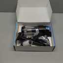 KMM Handheld Car Vacuum Cleaner, 16000PA Air Duster & Vacuum Cleaner, 120W High Power Hand Held Vacuum Cordless, Portable Vacuum Rechargeable with Multi-Nozzles & LED Light for Car, Home, Pet, Office (Blue & Black)