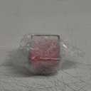 Candy Cane Square Candle Red
