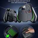 TRANSNOVO Charging Grip Compatible with Nintendo Switch 2 Joy-Con (2025), Ergonomic Controller Charger Grip Handle with 1400 mAh Built-in Battery, Magnet Lock, LED Indicator, Play & Charge While Gaming