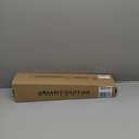 USB Charging Smart Acoustic Electric Pocket Travel Chord Practice Portable Guitar Neck for Beginner AI LCD (BLACK)