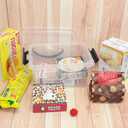 6-Pack Small Clear Storage Boxes, Plastic Bin with Lid, 5.5 Liter