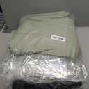 WINLIFE 100% Cotton Quilt Set Full/Queen Sage Green 98x90 Inch Embroidery Floral Coverlets Bedspread Sets Lightweight All Season Bedding Set Quilts with 2 Pillow Shams, Sage Green, Queen