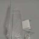 OAPRIRE Acrylic Floating Shelves Set of 2 - Damage Free Expand Wall Space - 9 Inch Adhesive Shelf for Bedroom, Bathroom, Kitchen, Shelves for Wall Decor with Cable Clips (Frosted)