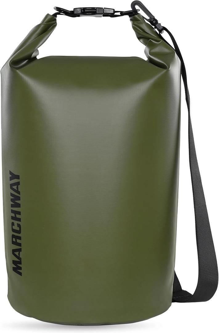 MARCHWAY Floating Waterproof Dry Bag Backpack 40L, Roll Top Sack Keeps Gear Dry for Kayaking, Rafting, Boating, Swimming, Camping, Hiking, Beach, Fishing