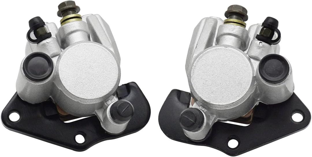 Front Left Right Brake Calipers & Pads for Kawasaki Prairie 360 KVF360 Prairie 300 KVF300 Prairie 400 KVF400,OEM# 43080-5135 43080-5136