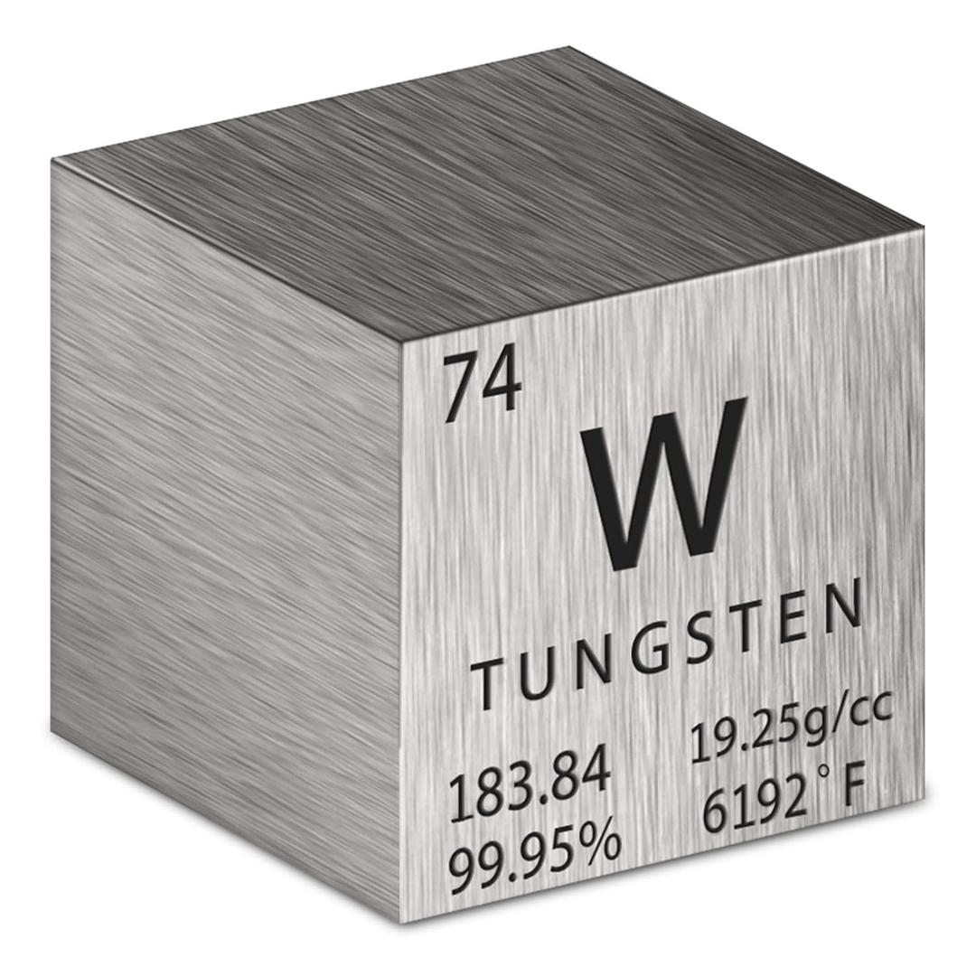 Cube Density Cubes High Density Element for Element Collections Lab Experiment Material Heavy Small Objects Experience(1.5 Inch,Tungsten)