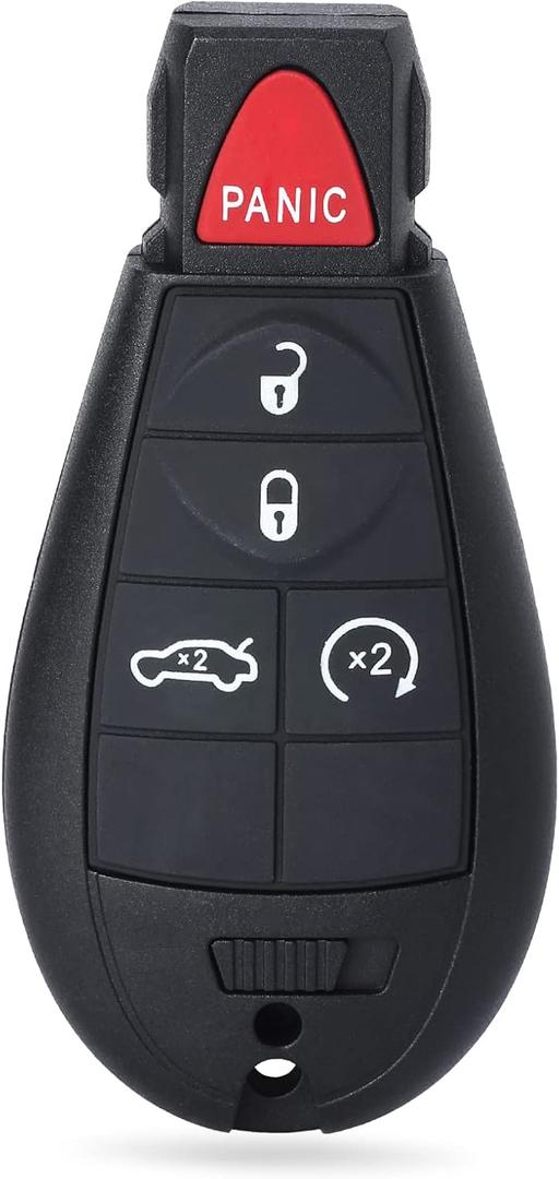 Car Key Fob Keyless Entry Remote Control for Dodge Dart 2013 2014 2015 2016 433MHz ID46 Chip(FCC ID:M3N32297100 P/N:56046773) 4+1 Buttons