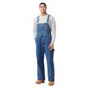 Dickies mens Denim Bib overalls and coveralls workwear apparel, Stone Washed, 32W x 32L US