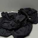 Wrap Around Dust Ruffle Bed Skirt - Black - for King Size Beds with 15 Inch Drop - Easy Fit Elastic Strap - Adjustable Pleated Bedskirt w/ Brushed Fabric - Wrinkle Free - for Women, Men, Kids & Teens