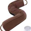 Sunolga Door Draft Stopper Blocks Hot and Cold Air with Removable Washable Cover for Bottom of Door, AllSeason Seal for Noise, Light, Dust, Door Sweep for Gaps Up to 3", Home Essentials, 36", Brown