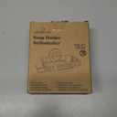 LEVERLOC Soap Holder Dish with Hooks for Shower, Bar Suction Cup Soap Tray Wall Mounted, Rustproof Stainless Steel Sponge Holder Caddy for Bathroom Bathtub Kitchen Sink, White (1 Tire)