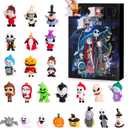 Nightmare Christmas Advent Calendar,Advent Calendar 2025,with 24 Collectible for Kids Adult Boys Girls,Christmas Ornament Countdown Calendar Xmas Gifts Stocking Stuffers