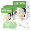16 Packs Steam Eye Masks for Dry Eyes, Self Heating Warm Compress for Eyes Fatigue & Puffiness Relief, Disposable Heated Eye Mask Travel Essentials, Spa Relaxation Set for Women Christmas, Unscented