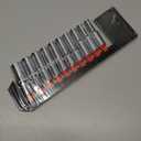 Egofine 10PCS 1/2 Drive Deep Socket Set,Metric Socket Set10mm-21mm,6 Point Socket Set With Hanging Bracket,Cr-V Steel