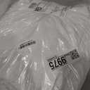 4 Pack 120 Inch White Polyester Round Table Cloth Washable Fabric Table Covers for Wedding Dining Table Buffet Parties Banquet Decor