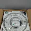 Fandelier Ceiling Fans with Lights and Remote Control Crystal Chandelier Ceiling Fan for Bedroom Living Room, LED Dimmable, 6 Speeds, Reversible DC Motor,Chrome