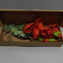 Red Poppy Flowers Artificial 5PCS 20Heads Fake Poppies Realistic Faux Silk Flowers with Stems for Vase Centerpiece Wedding Party Garden Home Decoration (Red)