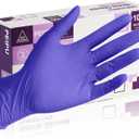 PElPU Nitrile Gloves, Disposable cleaning, Powder Free, Latex Free, Non-Sterile Protective Gloves (Large (Pack of 100))