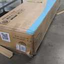 BedsPick Queen Bed Frame, Solid Wood Platform Bed Frame with Headboard and Footboard, Heavy-Duty Mattress Foundation/Wood Slats/Easy Assembly/No Box Spring Needed/Noise Free, White and Light Pink