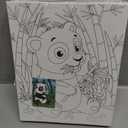 Ctosree 12 Pcs Pre Drawn Canvas for Painting for Boys Girls Pre Printed Cute Bulk Painting Canvas with Pictures to Paint Gift for Valentines Party Favor Activities(Animals,10" X 8")