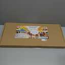 Acrylic Sticker Display Stand with Curved Pockets for Big  Stickers- Brochure Holder with Customizable Space - On the Go Display Stands for Vendor Events - Ideal for Small Business Vendors (Large)