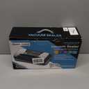 95kpa Vacuum Sealer Machine, Commercial Full Automatic Food Sealer, Vacuum Sealer for Food with Cutter, 10 Pre-cut Bags & Bag Rolls and Accessory Hose, Fully Starter Kits, Black Silver