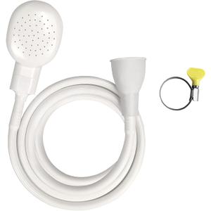 Portable Rubber Hose Nozzle, Size, Easy to Use, Hand Shower, Suitable for People or Pets (3m)