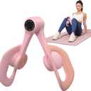 MERACH Thigh Trainer, Pelvic Floor Muscle Trainer, Inner Thigh Exercise Workout Equipment for Home Gym, Pelvic Floor Strengthening Women(Pink)