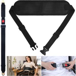 53 Inches Wheelchair Seat Belt and Adjustable Medical Wheelchair Safety Harness Wheelchair Seat Belt Patient Restraints Straps Anti Fall Constrained Bands Utilized on Wheelchair or Chair