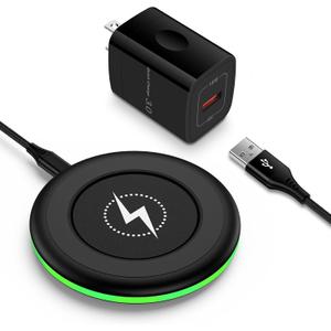 for Samsung S26 Ultra Wireless Charger Fast Charging Pad for Galaxy S26 S26+ S25 FE Z Flip 7 Fold 7 S25 Ultra S24 FE S23 S22, 15W Android Phone Wireless Charging Station for iPhone 17 16e 16, Pixel 10