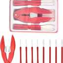 Crab Crackers Tools Set, Multifunctional Crab Leg Crackers, Lobster Crackers, Seafood Crackers and Picks Set