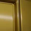 Vintage Farmhouse Decor Metal Vanity Tray(2 Pack),Countertop Guest Hand Towel Storage Organizer Tray Dispenser, Sturdy Holder for Perfume,Cosmetics, Jewelry, Makeup Bathroom Organizer Gold