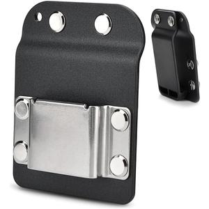 Drill Holder for Tool Belt, Quick-Release Clip, Fits Up to 2" Belts - Compatible with Dewalt, Milwaukee, Ryobi Cordless Drills, Impact Drivers, and Nailers
