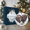 2 x Bookshelf Ornament 2025 - Book Ornament, Just a Girl Who Loves Books,Gift for Readers, Librarians, Teachers, Bibliophile Gifts, Literary Holiday Tree Decor