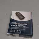 Hampton Bay Universal 3-Speed Ceiling Fan Remote Control Kit Replacement for Hampton Bay Home Decorators Collection Hunter - Walk Away Time Delay, Light Dimmer, Item #1005 Model 98130 Kit w/Holder