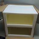 IRIS USA 30 Qt. Plastic Drawer Storage Organizer Stacking Drawers, 2-Pack, Stackable Unit with Sliding Drawer for Clothes Bedroom Kitchen Under Sink Pantry Craft Room Bathroom Dorm Office, White