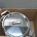 All-Clad Stockpot 8 qt Stainless Steel Multipot With Insert & Lid, Stainless Steel Pot, Induction, Oven Broiler Safe 600F Skillet, Professional Cookware, Silver, 8-quart, 2 Pc