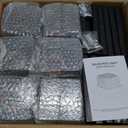 VIODAIM Solar Post Cap Lights 4x4 5x5 6x6, Waterproof Firefly, 12-Pack