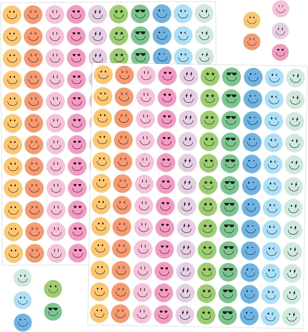 Anwyll 6000Pcs Smiley Face Stickers