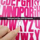 2 x 14 Sheets 1 Inch and 2 Inch Capital Letters Stickers,728 Pieces Alphabet Stickers for Scrapbooking, Sign, Water Bottle,Arts & Crafts Supplies - Rose Red