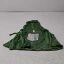 Dog Cat Halloween Costumes Pet Robe Cape Hoodie Green Cloak Outfit (One Size)