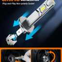 SEALIGHT H1 Light Bulbs 40000LM 6500K Cool White 1:1 Design 50000+ Lifespan, 3 Mins Installation, Pack of 2