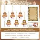 36 Sets Mothers Day Gifts Bulk Jesus Scented Ornaments with Cards Bags for Women Church Office Christian Party Favors Religious Scripture Hanging Decor, 6 Fragrances