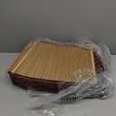 Sabary 50 Pcs Paper Loaf Pans for Baking 9 x 3 x 2 In Disposable Paper Baking Loft Mold 50 Pcs Disposable Holiday Bakeware Clear Bread Bags with Ties Plastic Bread Storage Bags for Baked Goods Bakery