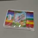 BenLouis Coloring Books for Kids With Stacking Crayons Set Mini Coloring Books Bulk for Ages 4-8-12 Small Activity Books for Birthday Party Gifts Goodie Bags Stuffers Travel12+12Pcs Classic