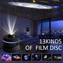 Upgraded Metros Planetarium Projector for Bedroom, 13 in 1 Star Projector Galaxy Light, Ceiling Night Light Milky Way Mood Lighting with Timer, LED Space Galaxy Lamp Room Decor for Adults Kids